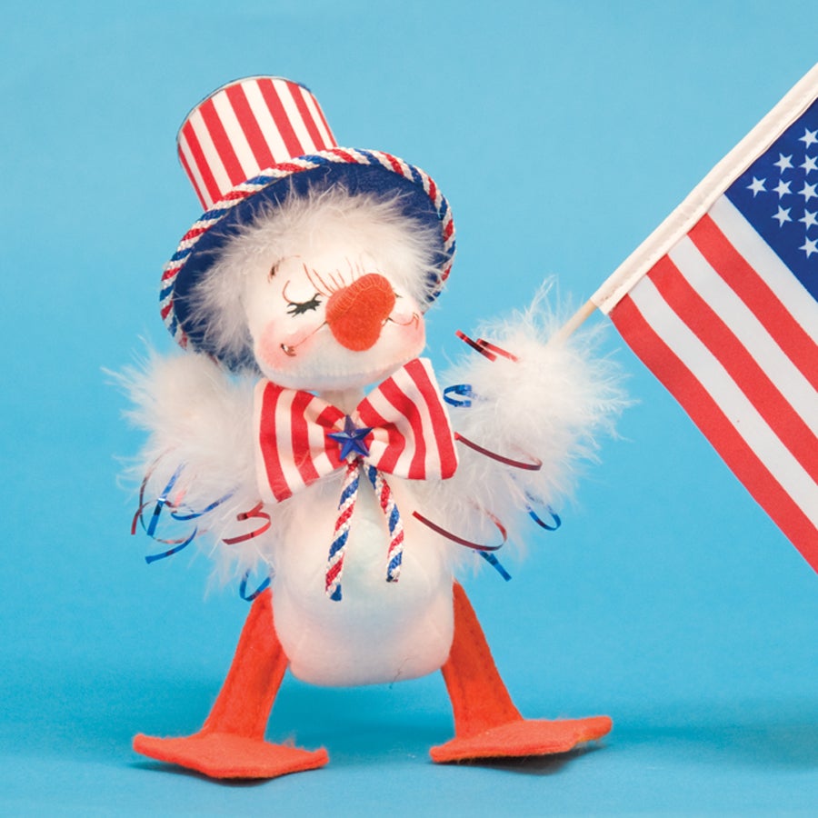 6" Patriotic Duck