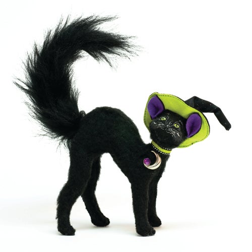 4" SPARKLE SCAREDY CAT