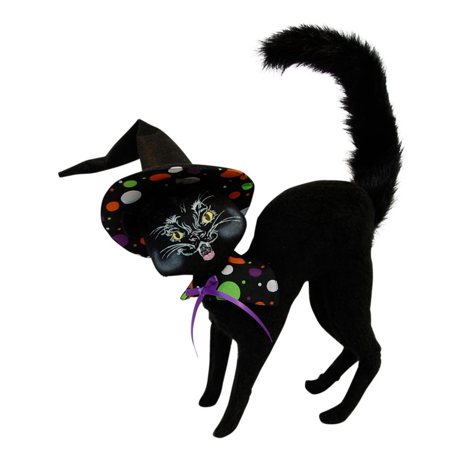 12in Spooky Dot Scaredy Cat