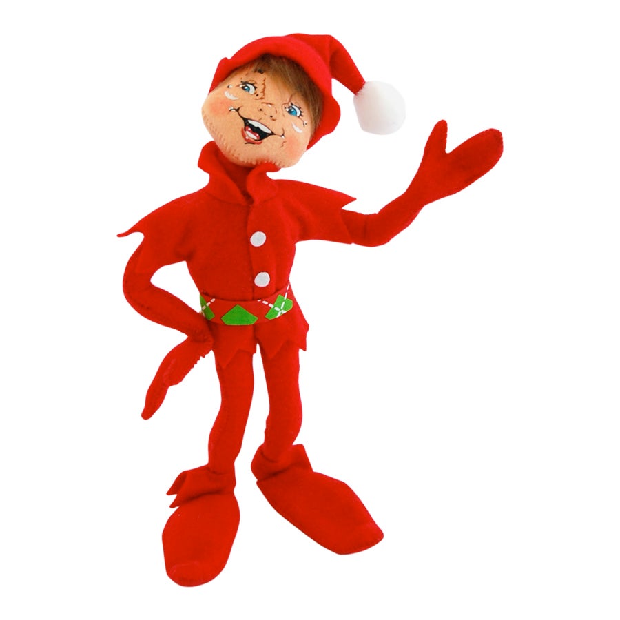 12in Cheery Red Elf