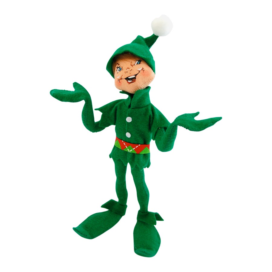 12in Cheery Green Elf