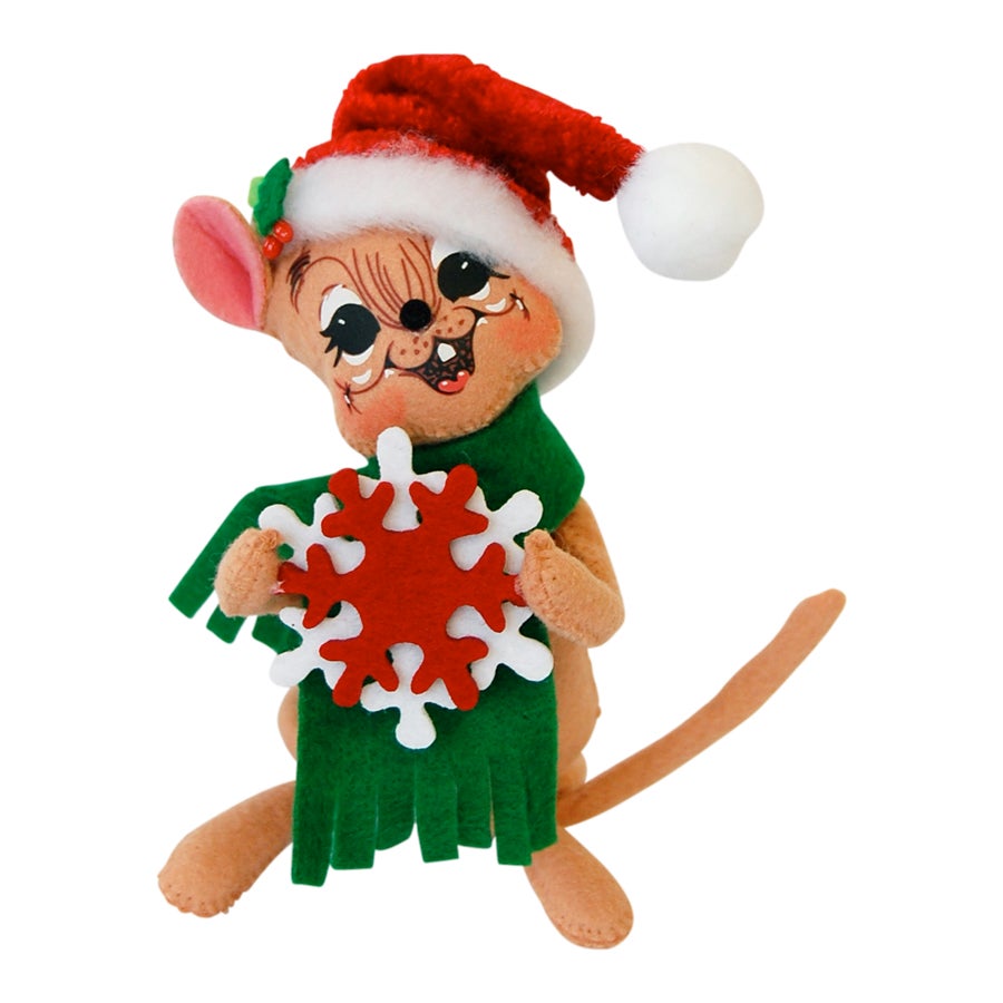 6in Snowflake Mouse