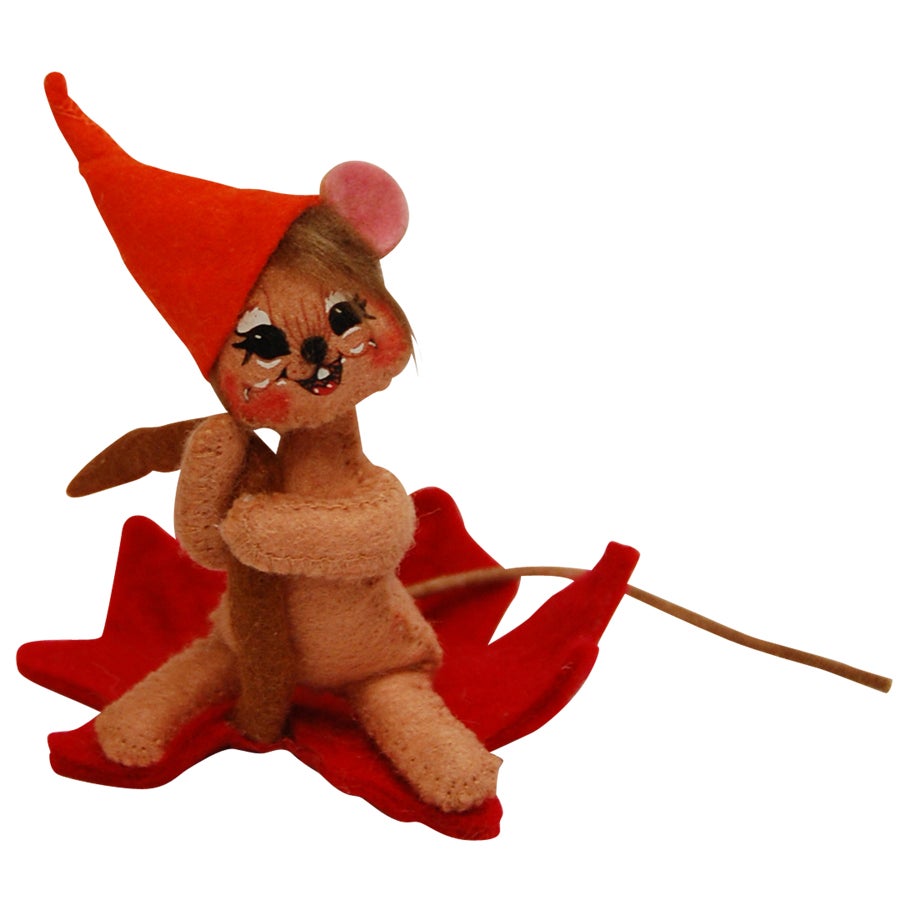 3in Leaf Mouse- Red