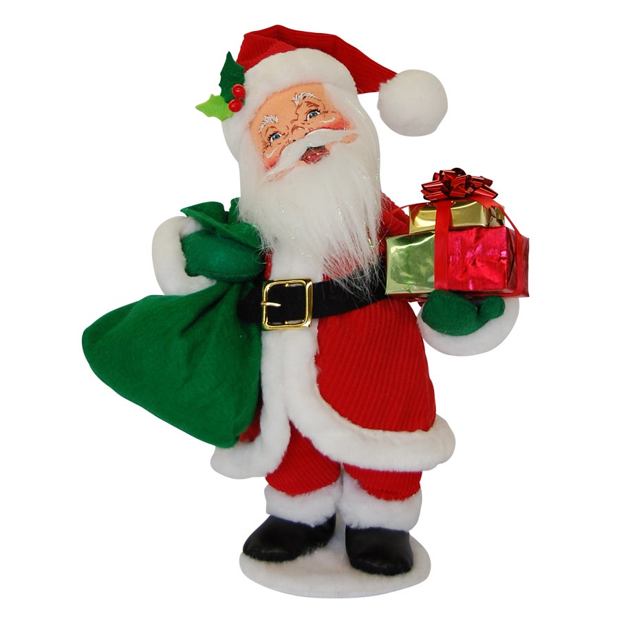 15in Holly Berry Santa