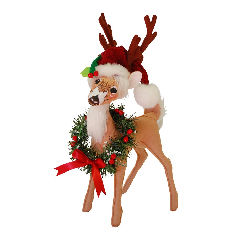 12in Holly Berry Reindeer