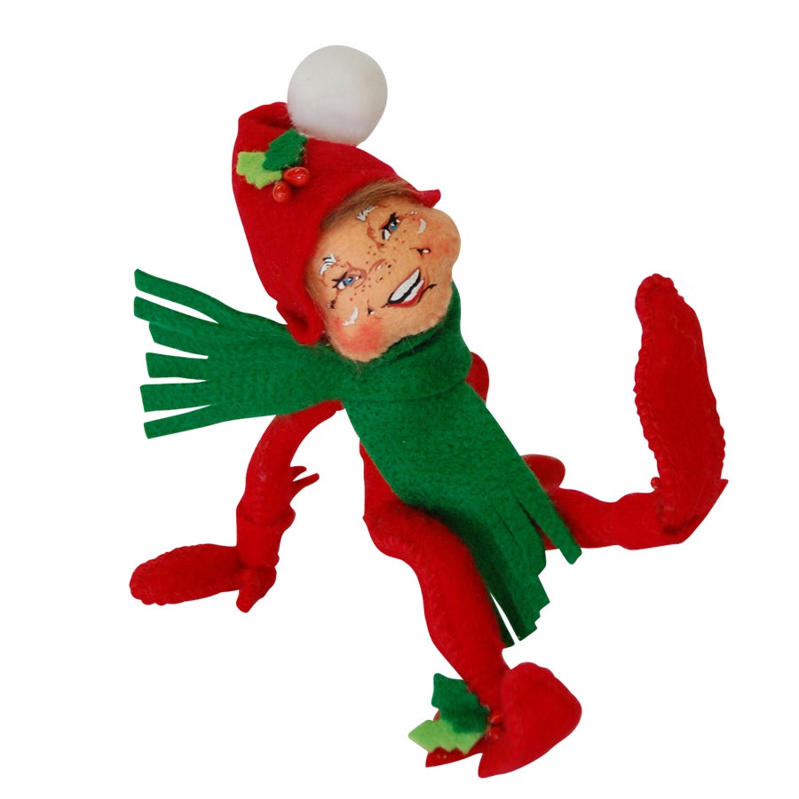 5in Holly Berry Elf- Red