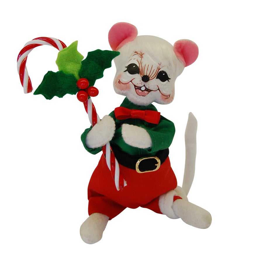 6in Holly Berry Boy Mouse
