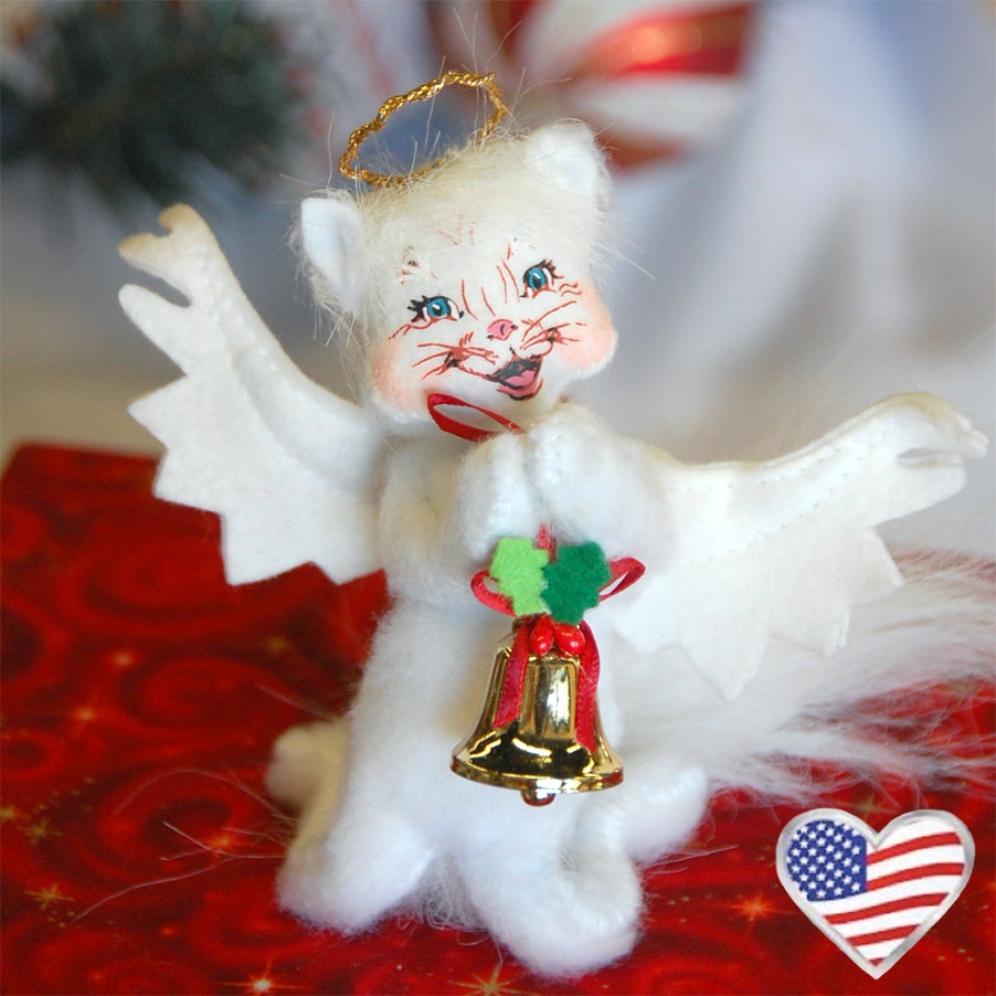 4in "Cuddles" Angel Kitty