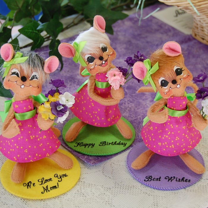 Celebration Mice Celebration Mice on bases