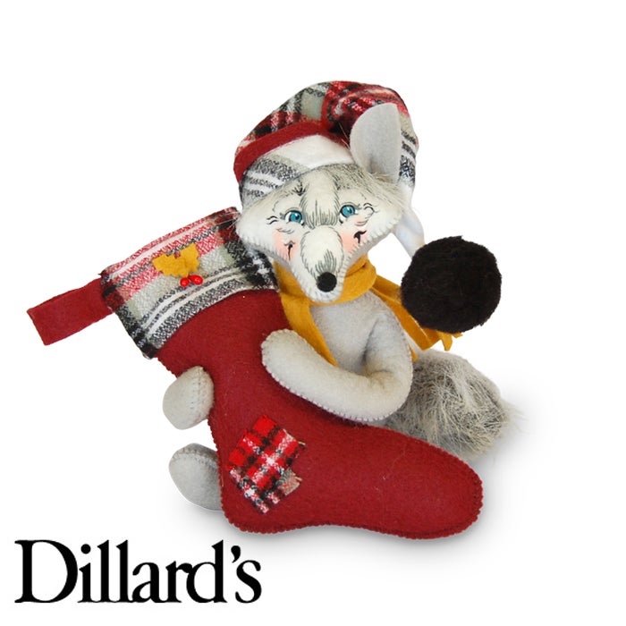 7-inch Plaid Tidings Fox