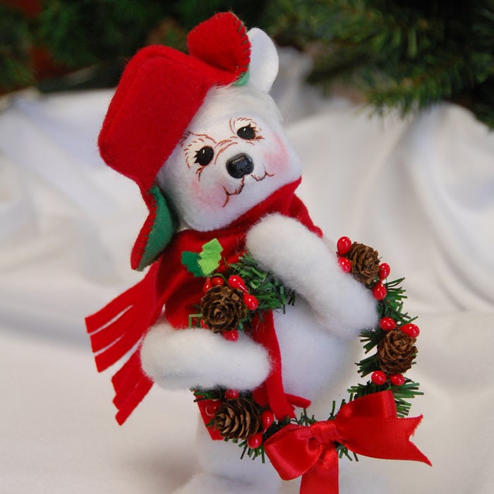 Christmas Bear doll 8 inch Holly Beary