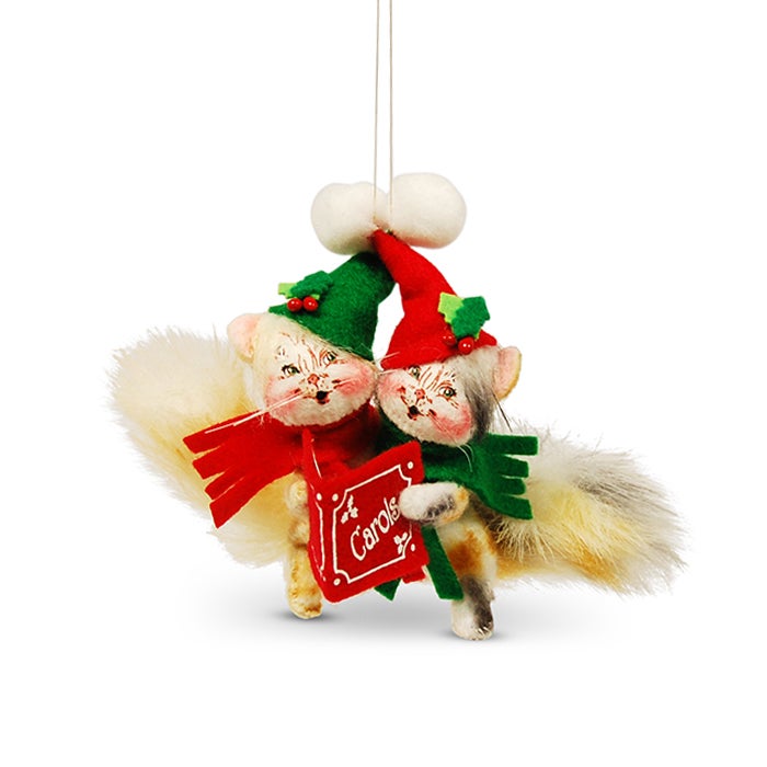 3 inch caroling kitties