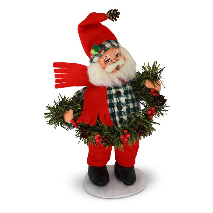 9 inch northwoods christmas santa