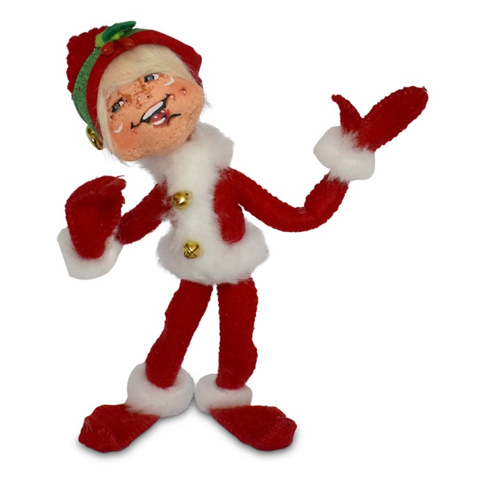 5 inch jinglebell elf red