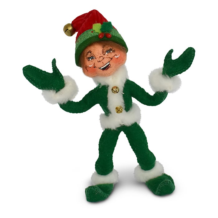 5 inch jinglebell elf green
