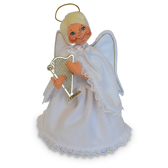 9 inch angel with harp