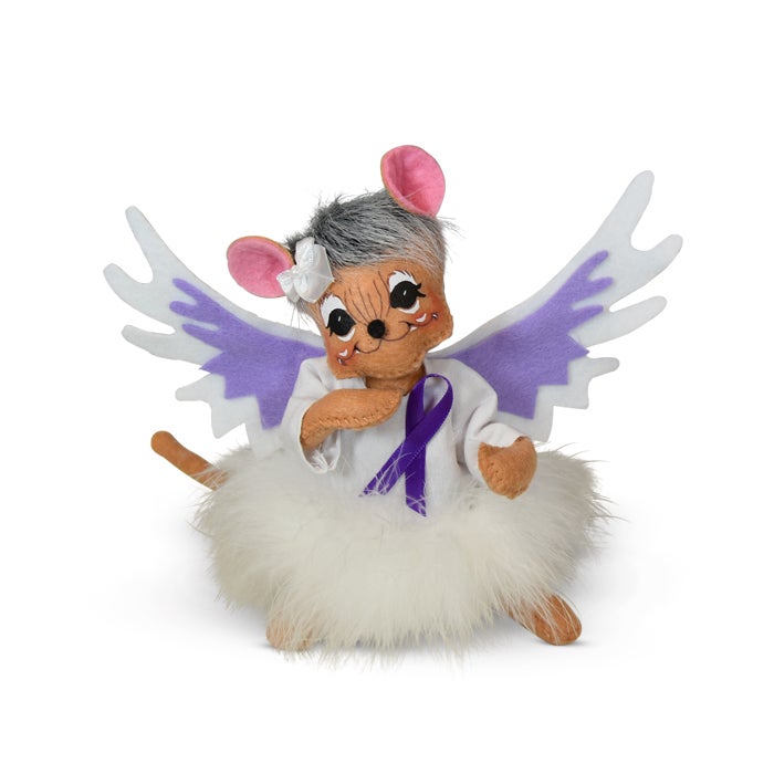 Purple Angel Mouse 6 inch purple angel mouse