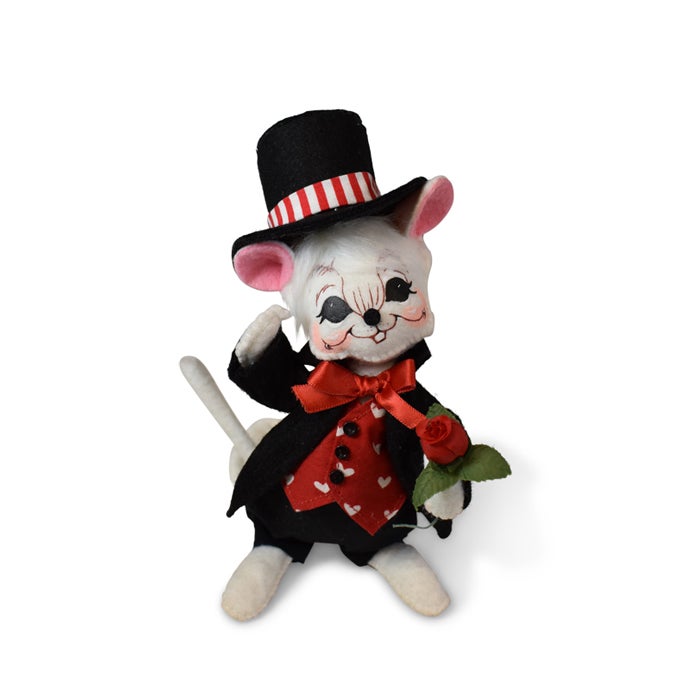 110719 6in Valentine Boy Mouse