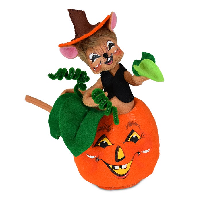 311019 6in Jack-o-lantern Mouse 6 inch jack o lantern mouse