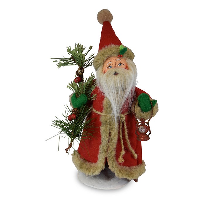 9 inch rustic pine santa