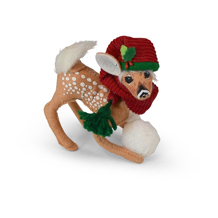 5 inch snow fun fawn