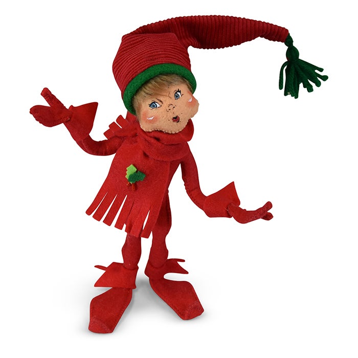 9 inch traditional red elf