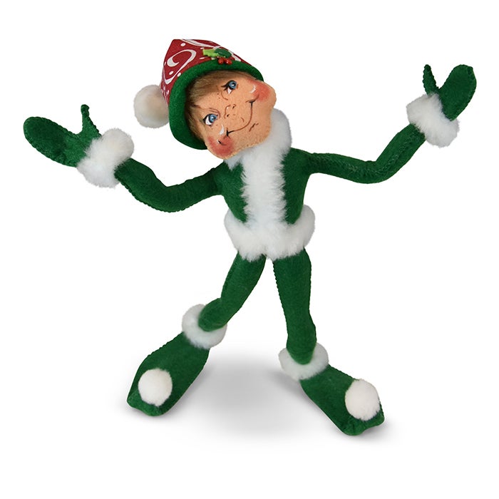 12 inch christmas swirl elf green