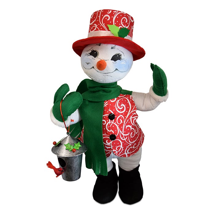 20 inch christmas swirl snowman