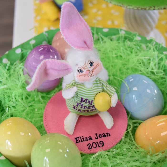 5 inch bunnys first easter