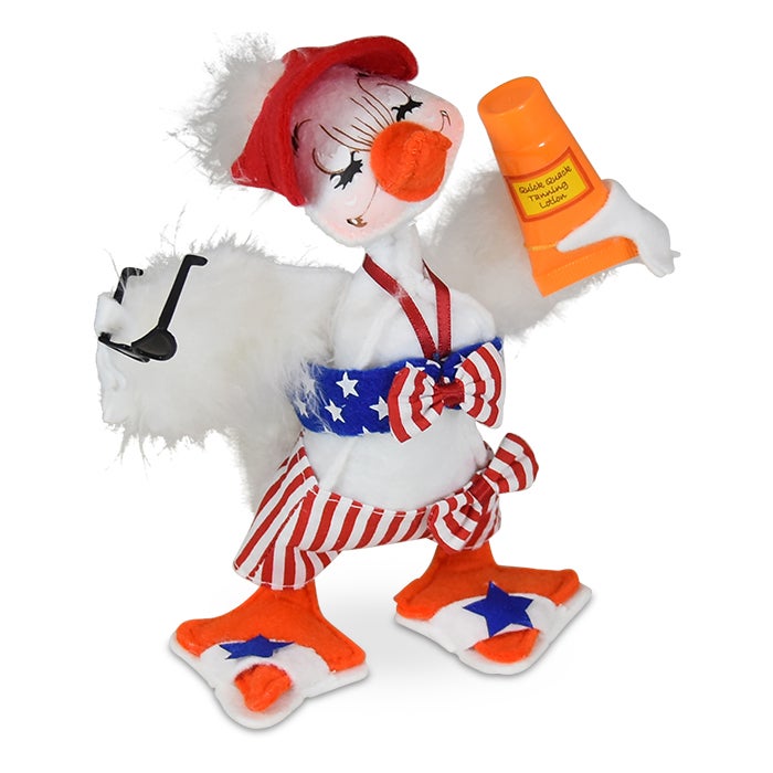 260619 6in Stars & Stripes Girl Duck