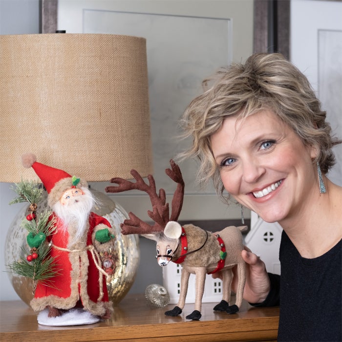 Rustic Pine Santa + Elk WEB