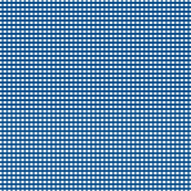 Blue Gingham Pattern