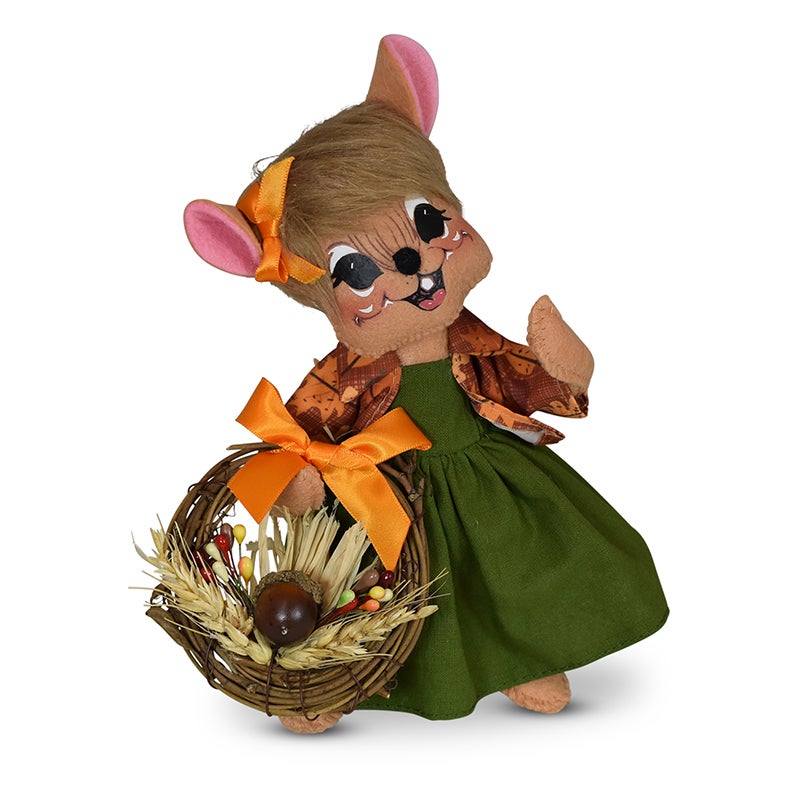 361620 8in Autumn Wreath Mouse