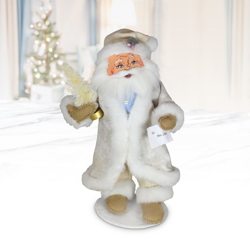 861820 9in Snowy Elegance Santa-WEB