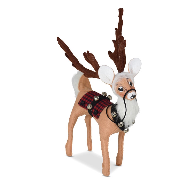 460221 8in Winter Woods Reindeer