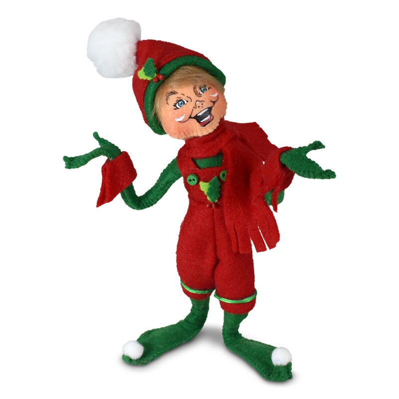 510421 9in Holiday Cheer Boy Elf