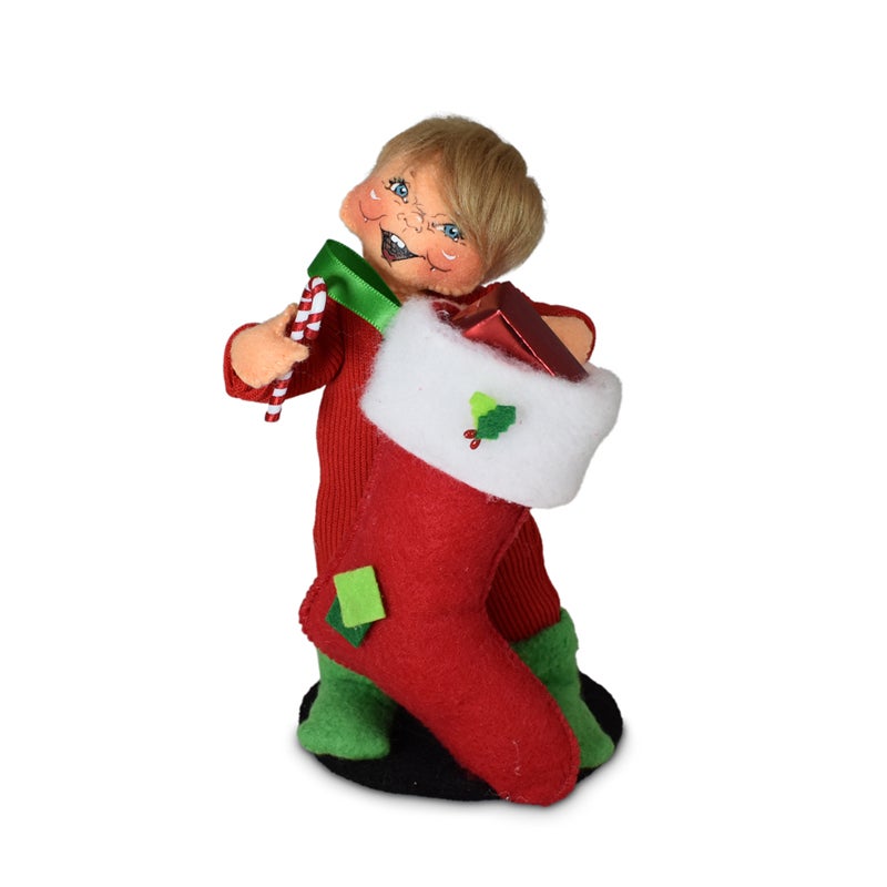 660121 6in Christmas Morning Kid