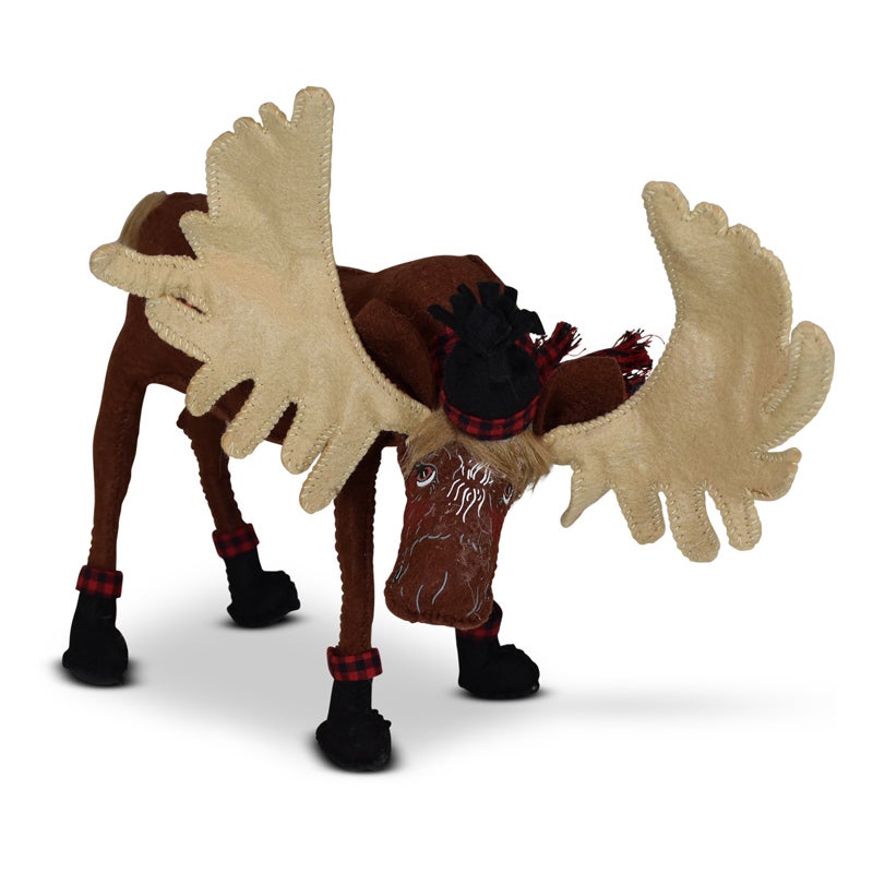 760521 8in Winter Woods Moose