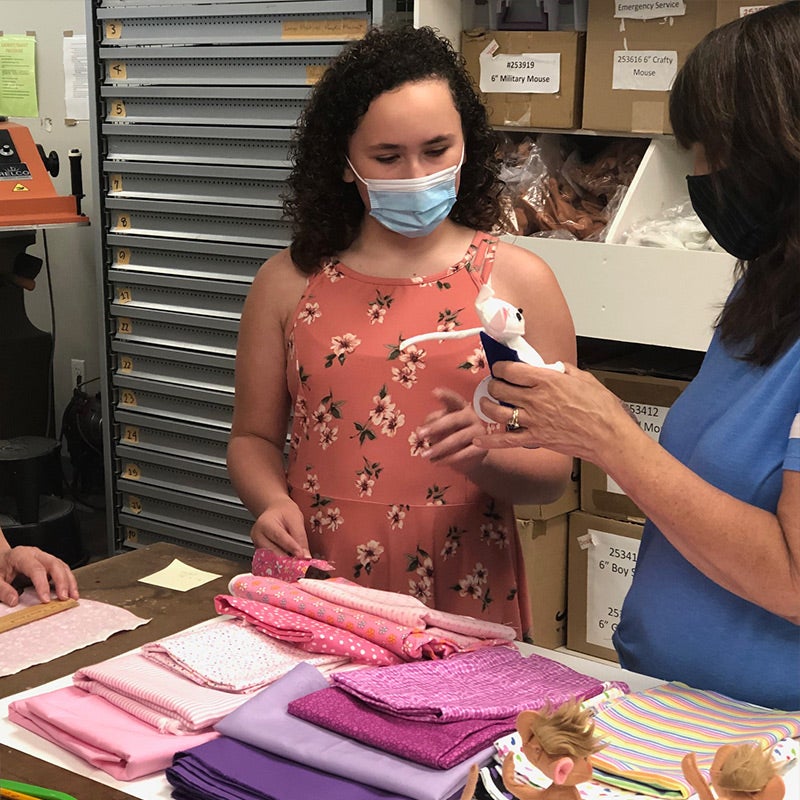 Hannah-2 Young Designer Creates Doll