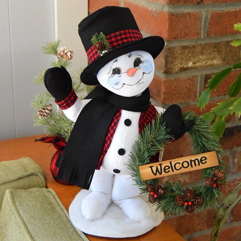 15in Winter Woods Snowman-WEB