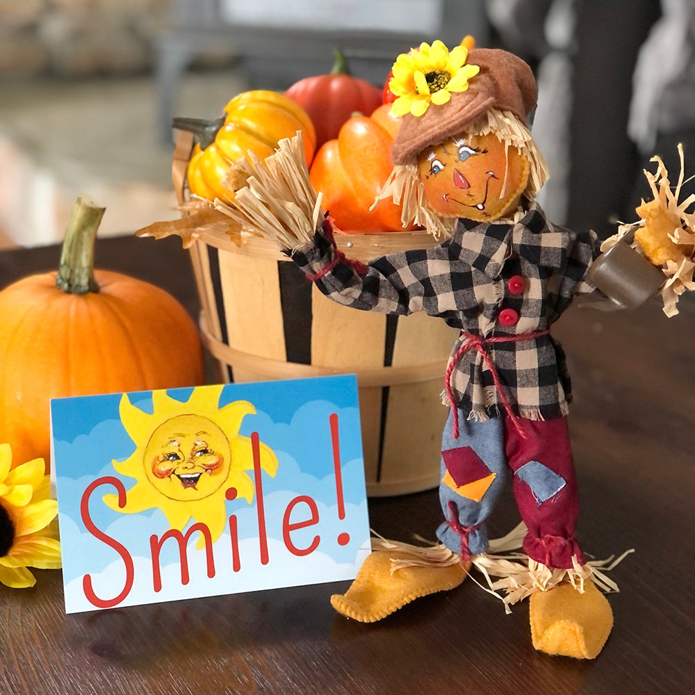 '21 Smile-12in Scarecrow Dad