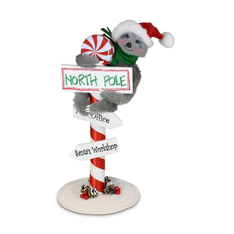 861521 11in Seasons Greetings Sloth 861521 11in Seasons Greetings Sloth