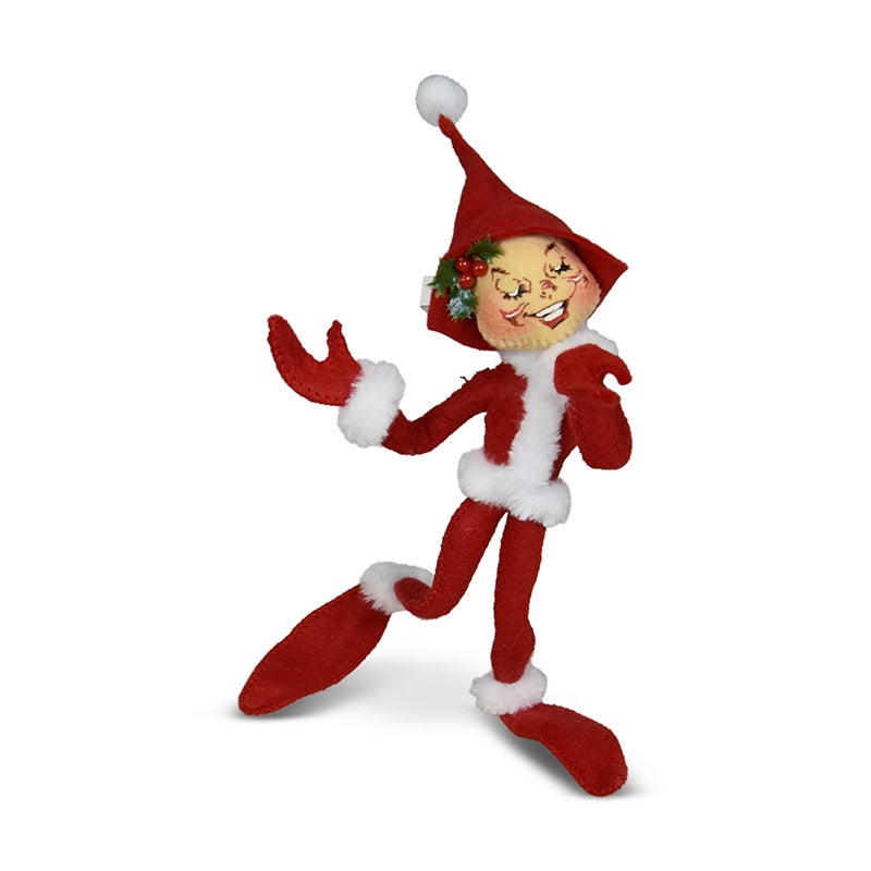 2021 Vintage Christmas Elf-blowing kiss