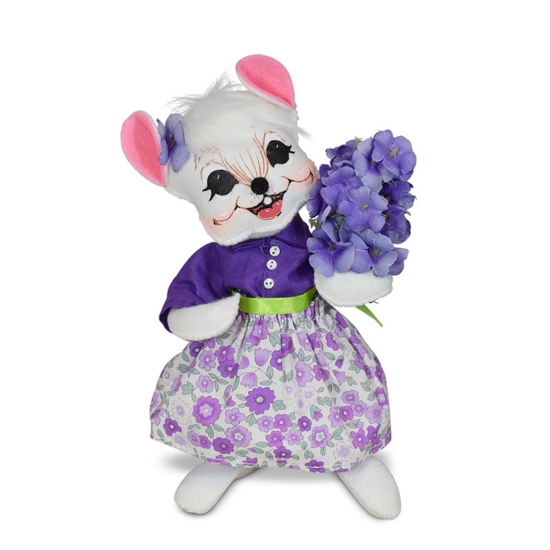 851622 8in Lovely Lilac Mouse 851622 8in Lovely Lilac Mouse
