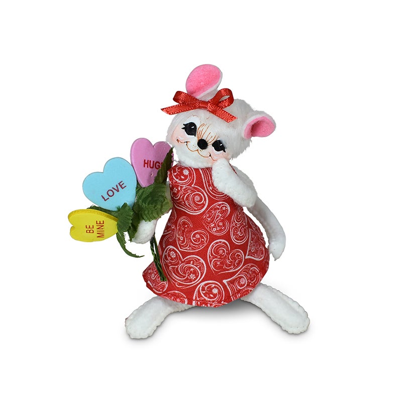 110123 5in Bouquet of Hearts Mouse 110123 5in Bouquet of Hearts Mouse