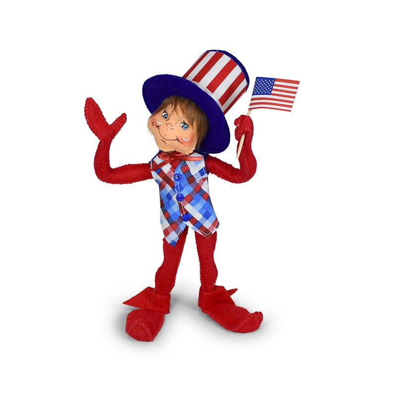 260823 9in Stars & Stripes Elf 260823 9in Stars & Stripes Elf