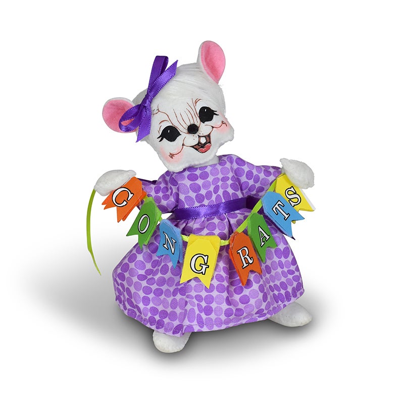 262223 6in Congrats Mouse 262223 6in Congrats Mouse