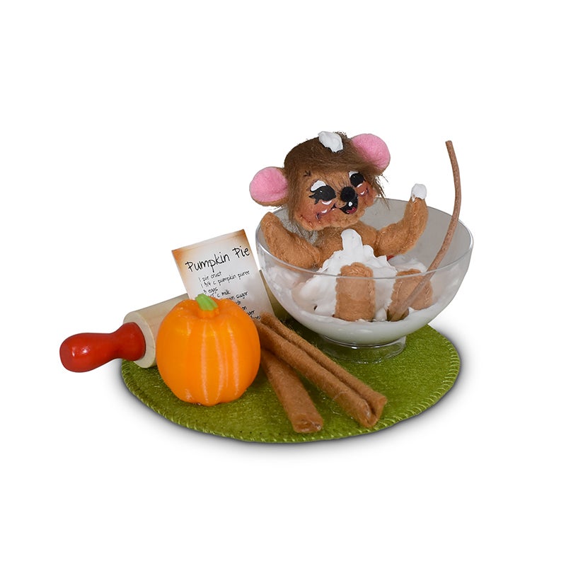 861022a 3in Pumpkin Pie Prep Mouse 861022a 3in Pumpkin Pie Prep Mouse