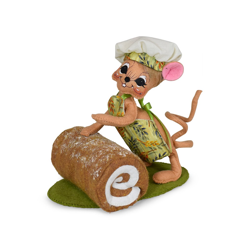361323 6in Pumpkin Roll Chef Mouse 6in Pumpkin Roll Chef Mouse