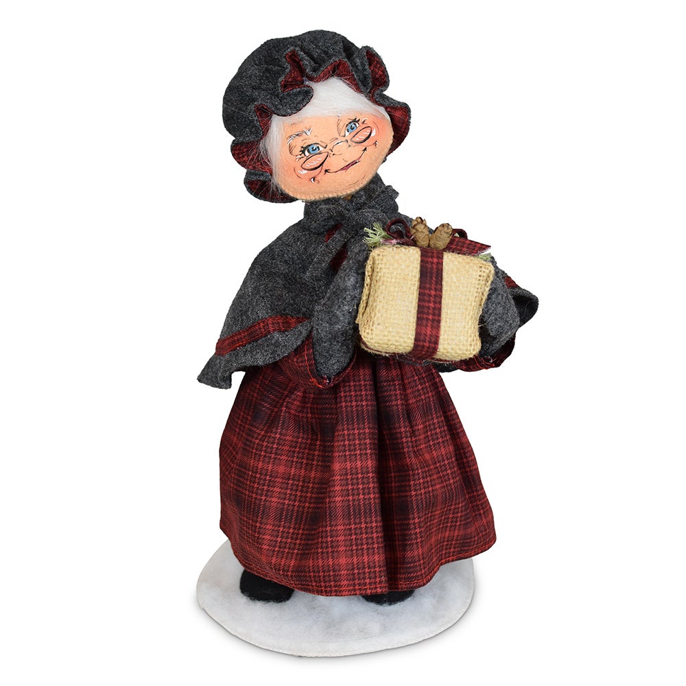 13in Plaid and Pine Mrs Santa